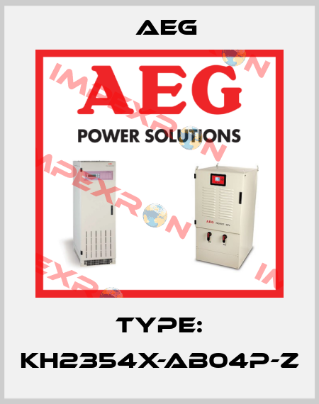 Type: KH2354X-AB04P-Z AEG