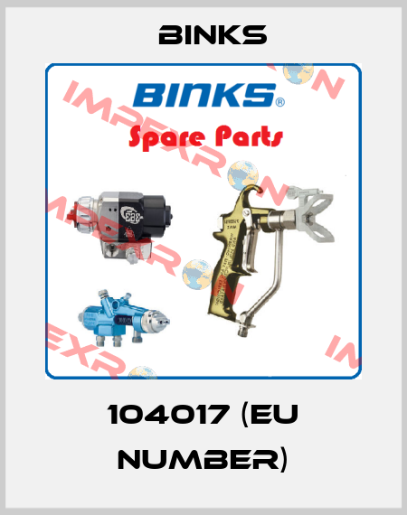 104017 (EU number) Binks