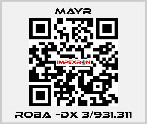 Roba –DX 3/931.311 Mayr