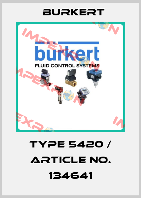 Type 5420 / Article No. 134641 Burkert