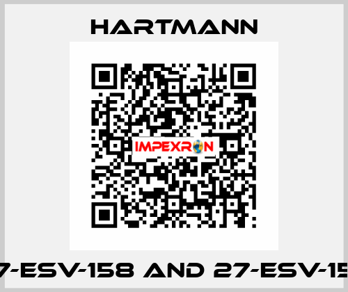 27-ESV-158 and 27-ESV-159 Hartmann