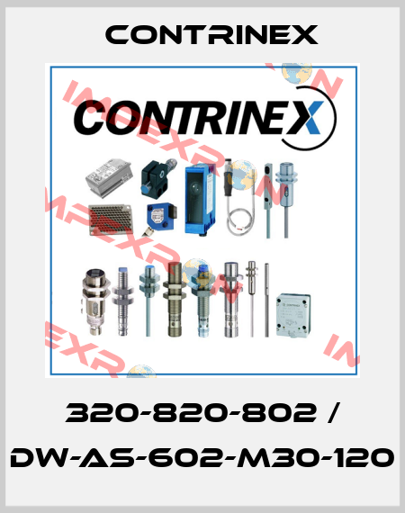 320-820-802 / DW-AS-602-M30-120 Contrinex