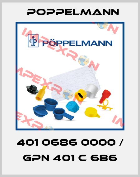 401 0686 0000 / GPN 401 C 686 Poppelmann