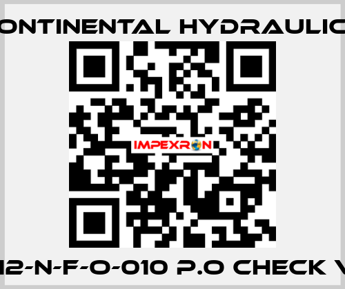 POC1-12-N-F-O-010 P.O CHECK VALVE Continental Hydraulics