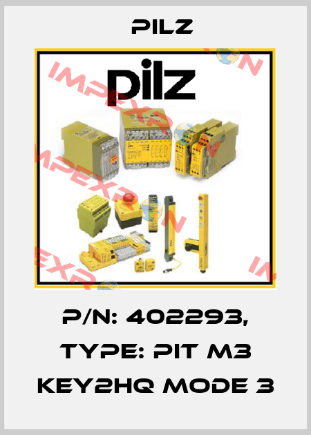 p/n: 402293, Type: PIT m3 key2hq mode 3 Pilz