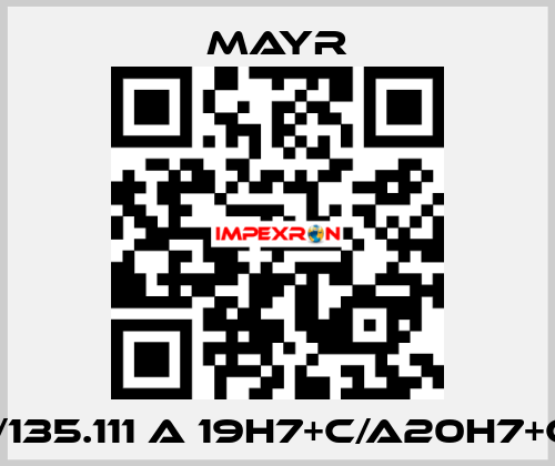 1/135.111 A 19H7+C/A20H7+C Mayr