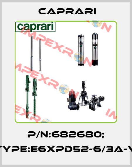 P/N:682680; Type:E6XPD52-6/3A-V CAPRARI 
