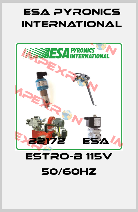 22172     ESA ESTRO-B 115V 50/60Hz ESA Pyronics International