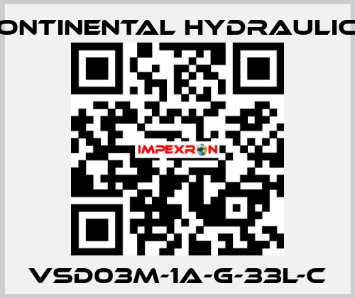 VSD03M-1A-G-33L-C Continental Hydraulics