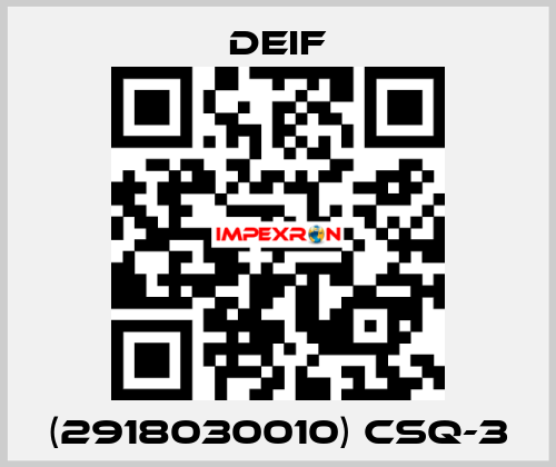 (2918030010) CSQ-3 Deif