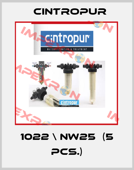 1022 \ NW25  (5 pcs.) Cintropur