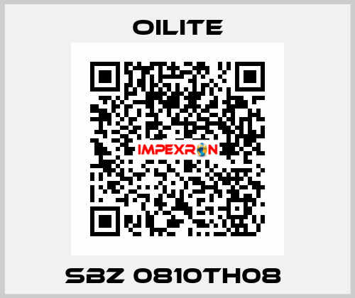 SBZ 0810TH08  Oilite