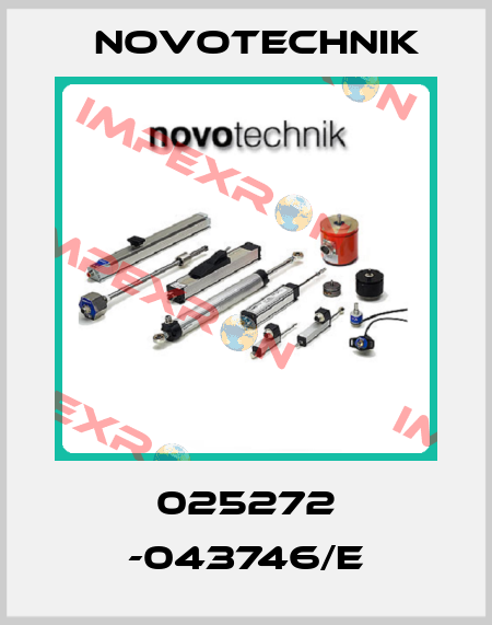 025272 -043746/E Novotechnik