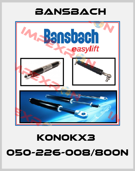 K0N0KX3  050-226-008/800N Bansbach