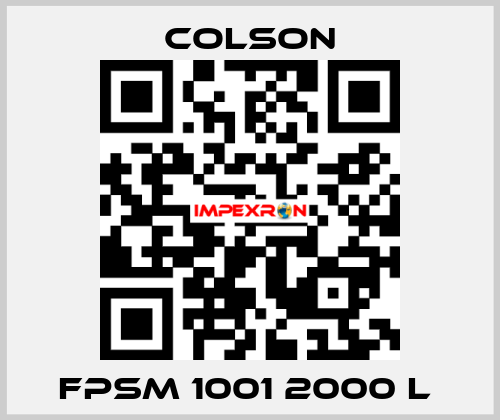 FPSM 1001 2000 L  Colson