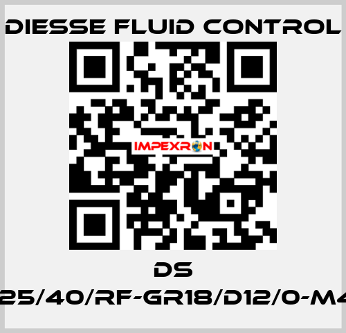 DS LG-RBR17-25/40/RF-GR18/D12/0-M420-CS/CS DIESSE Fluid Control