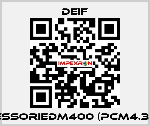 AccessorieDM400 (PCM4.3 GAS) Deif