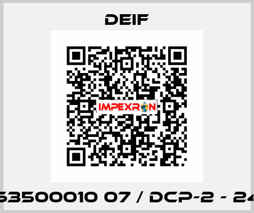 2963500010 07 / DCP-2 - 2420 Deif