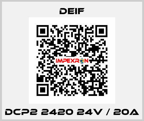 DCP2 2420 24V / 20A Deif