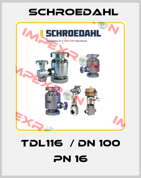 TDL116  / DN 100 PN 16 Schroedahl