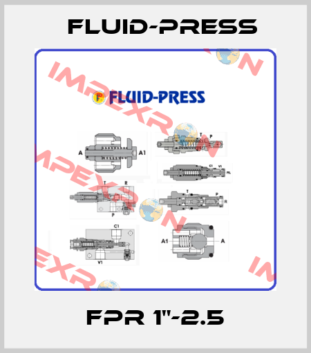 FPR 1"-2.5 Fluid-Press