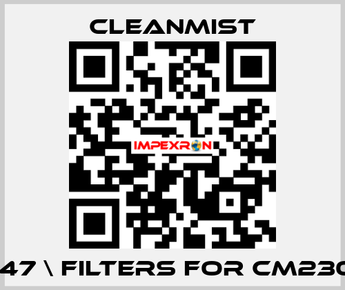 1247 \ filters for CM2300 CleanMist