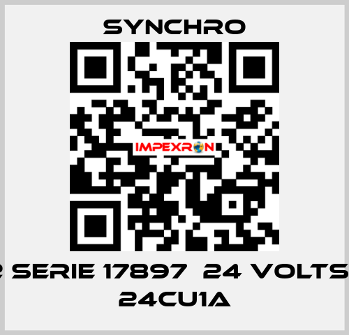 1502 SERIE 17897  24 VOLTS   PT 24CU1A SYNCHRO