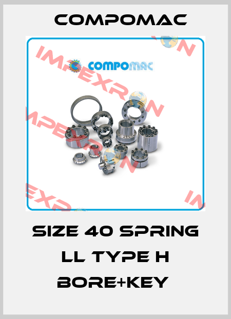 SIZE 40 SPRING LL TYPE H BORE+KEY  Compomac