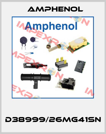  	  D38999/26MG41SN Amphenol