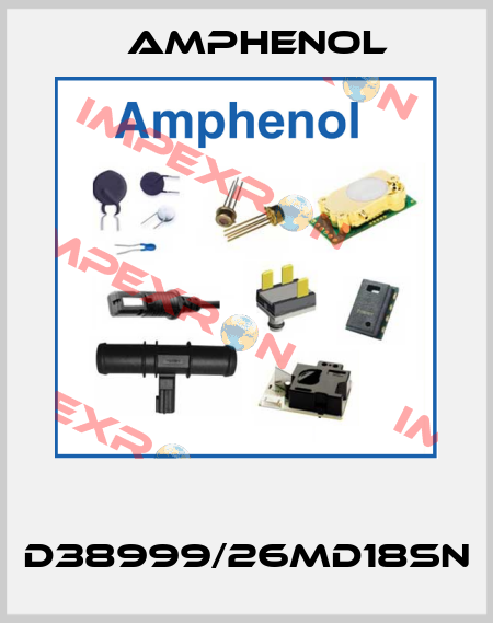  	  D38999/26MD18SN Amphenol