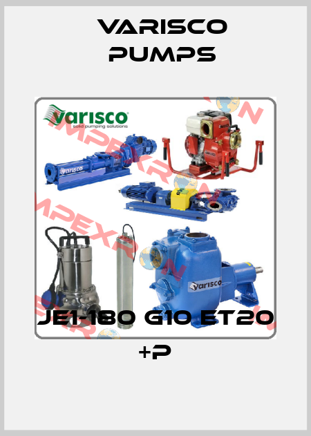 JE1-180 G10 ET20 +P Varisco pumps