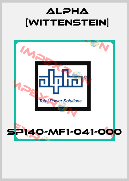 SP140-MF1-041-000  Alpha [Wittenstein]