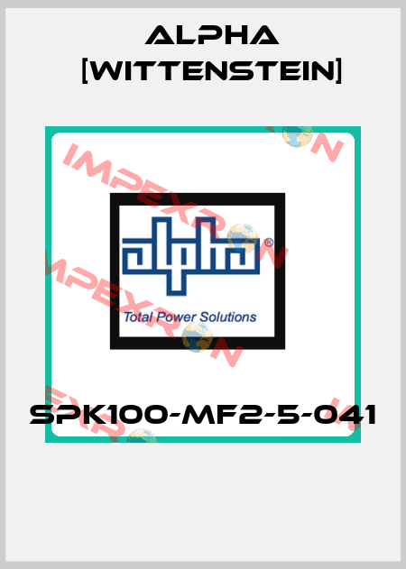 SPK100-MF2-5-041  Alpha [Wittenstein]
