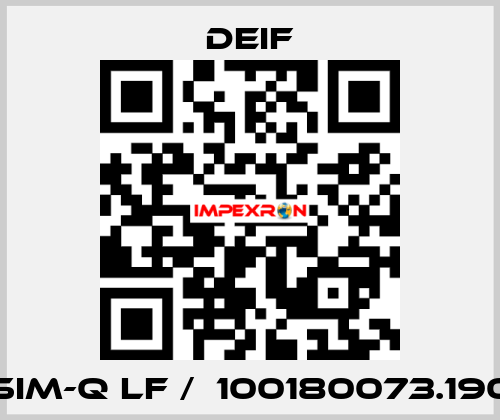 SIM-Q LF /  100180073.190 Deif