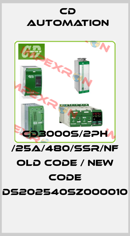 CD3000S/2PH /25A/480/SSR/NF old code / new code DS202540SZ000010 CD AUTOMATION