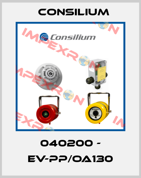 040200 - EV-PP/OA130 Consilium