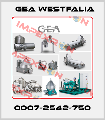 0007-2542-750 Gea Westfalia