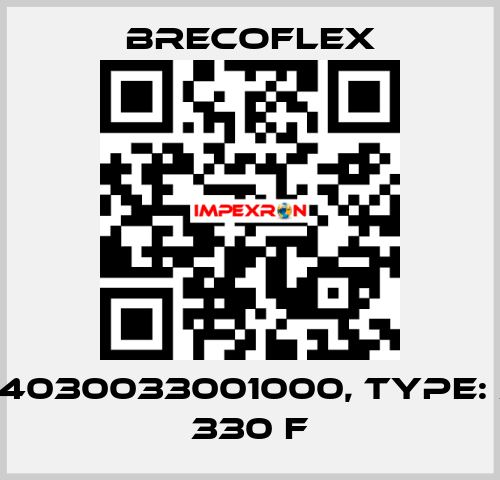 P/N: 4030033001000, Type: AT5/ 330 F Brecoflex