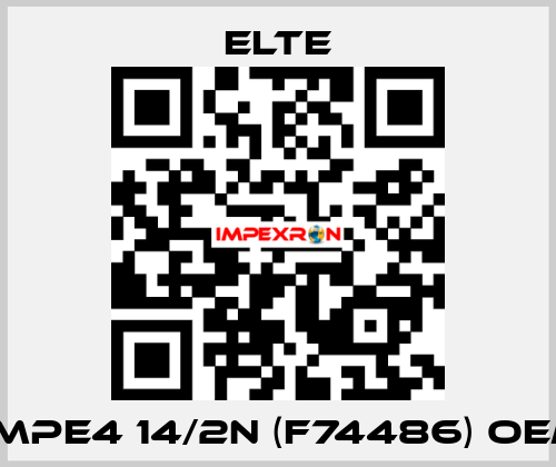 TMPE4 14/2N (F74486) OEM Elte