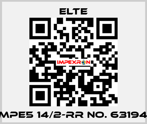 TMPE5 14/2-RR NO. 631945 Elte