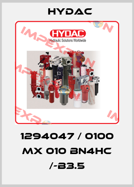 1294047 / 0100 MX 010 BN4HC /-B3.5 Hydac