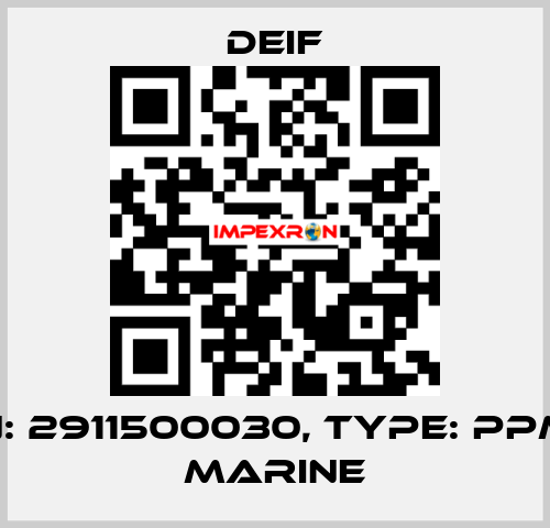 P/N: 2911500030, Type: PPM-3 Marine Deif
