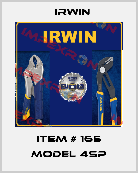 Item # 165 Model 4SP Irwin