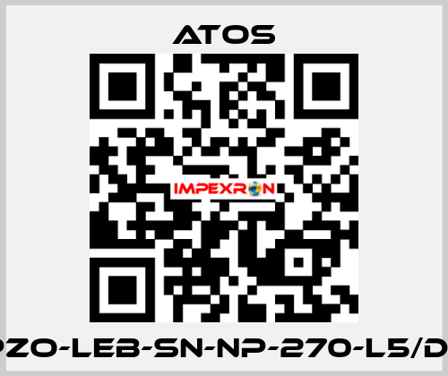 DPZO-LEB-SN-NP-270-L5/D 10 Atos