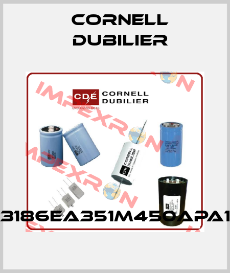 3186EA351M450APA1 Cornell Dubilier