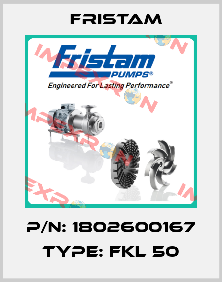 P/N: 1802600167 Type: FKL 50 Fristam
