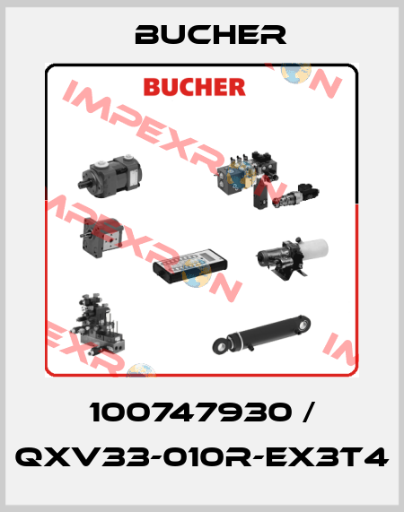 100747930 / QXV33-010R-EX3T4 Bucher