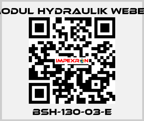 BSH-130-03-E MODUL HYDRAULIK WEBER