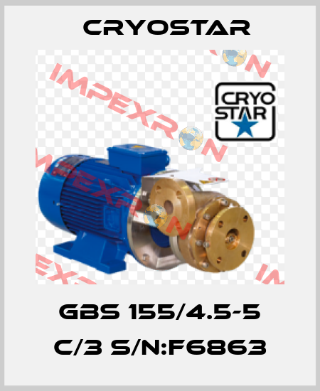 GBS 155/4.5-5 C/3 S/N:F6863 CryoStar