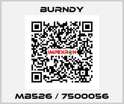 MB526 / 7500056 Burndy